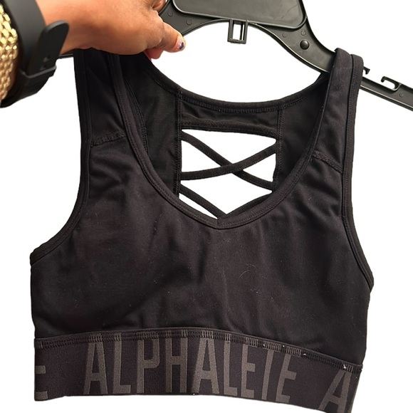Alphalete black sports bra XS - Picture 2 of 4